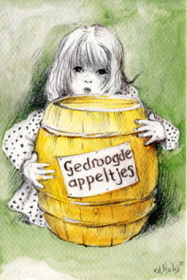 Getrocknete Apfel